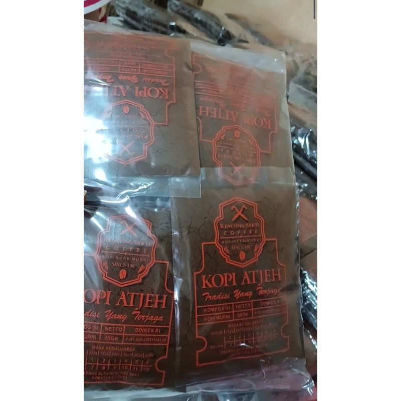 

Kopi Asli Aceh Gayo Nikmat Berkualitas Kemasan Sachet 50gr isi 10pcs / 20pcs