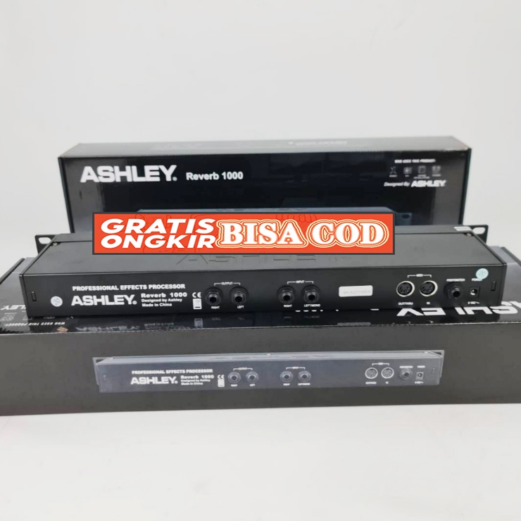 EFEK VOCAL ASHLEY REVERB 1000 /REVERB 3000 REVERB1000/REVERB3000