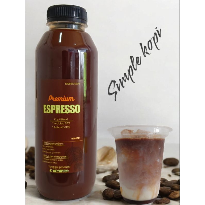 

Premium Espresso Kopi Blend Arabica 70% & Robusta 30%