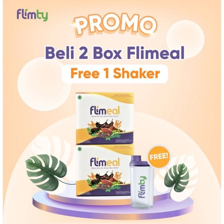 

FLIMEAL (Meal Replacement) - 1 Box (isi 12 sachet) - Rasa Coklat Susu, Vanilla, Stroberry, Taro