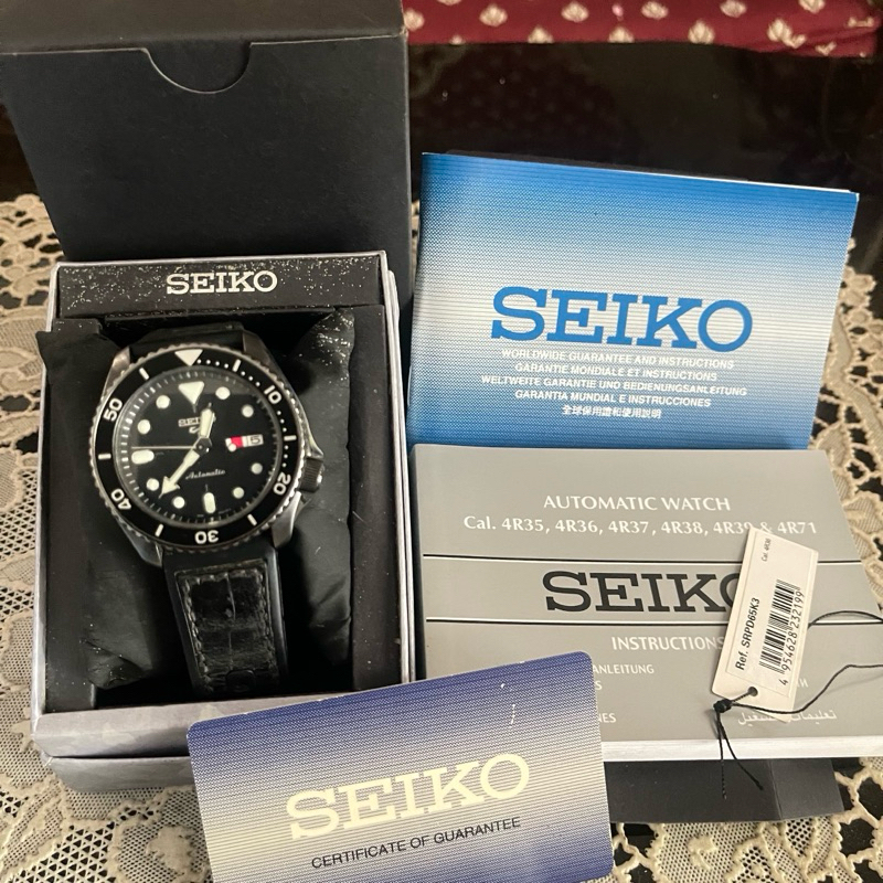 Seiko 5 SRPD65K3 Original second