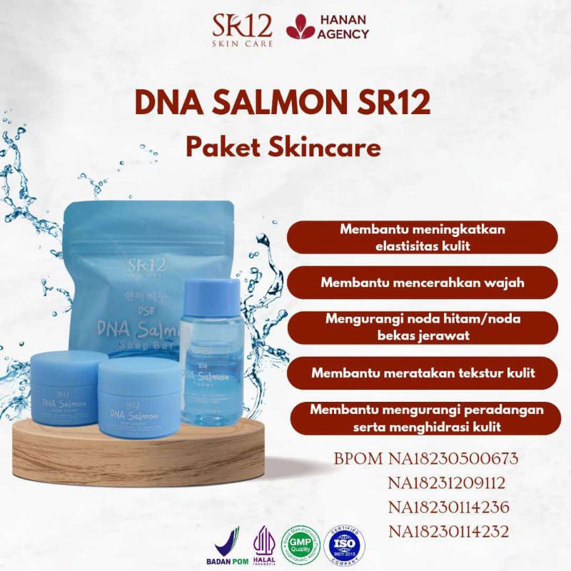 DNA SALMON SR12 PAKET SKINCARE SR12