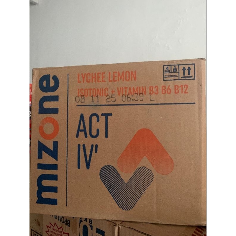 

Mizone lychee lemon 500ml 1 kardus isi 12