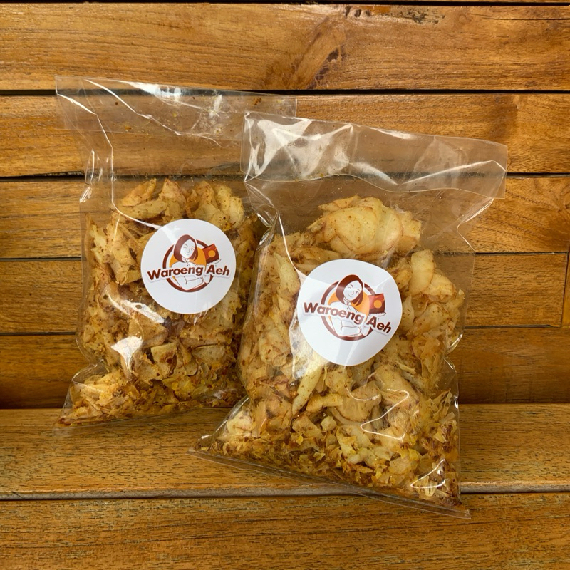 

[VEGE / NON VEGE] KERIPIK SINGKONG ASIN RAWIT | KERUPUK SINGKONG | SNACK | JAJANAN