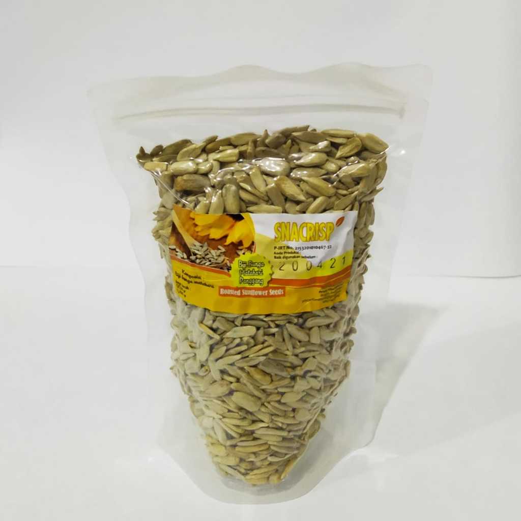 

Biji Bunga Matahari Panggang / Kuaci / Roasted Sunflower Seeds 200gr
