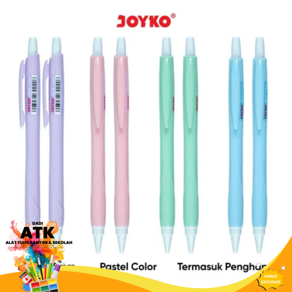 

Pensil Mekanik Joyko MP-52 0.5 mm - jumlah 12 pcs