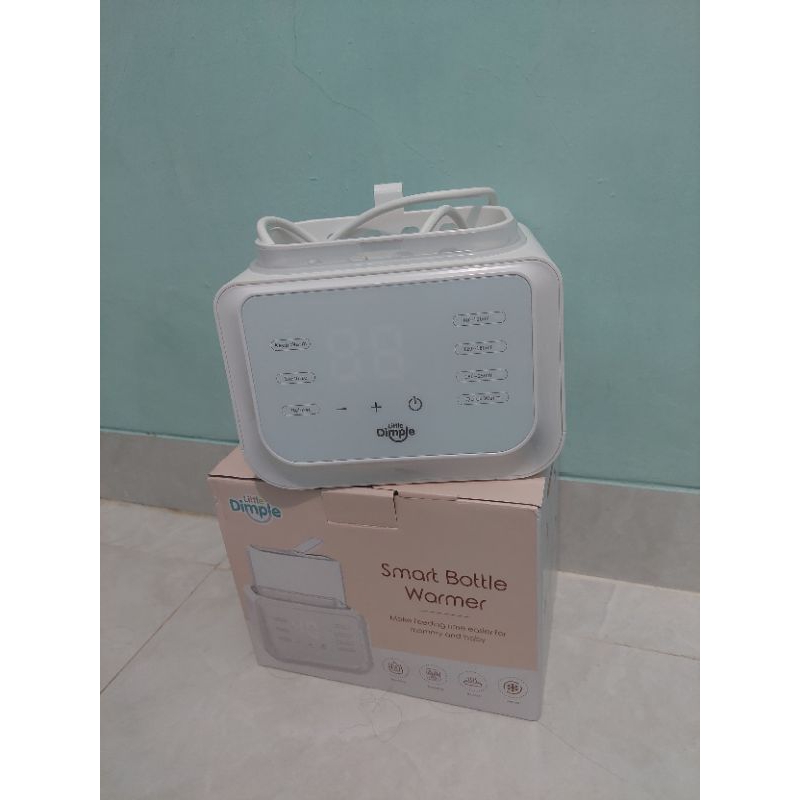 PRELOVED || Little Dimple Smart Bottle Warmer || Penghangat Susu dan Asi Bayi Portable
