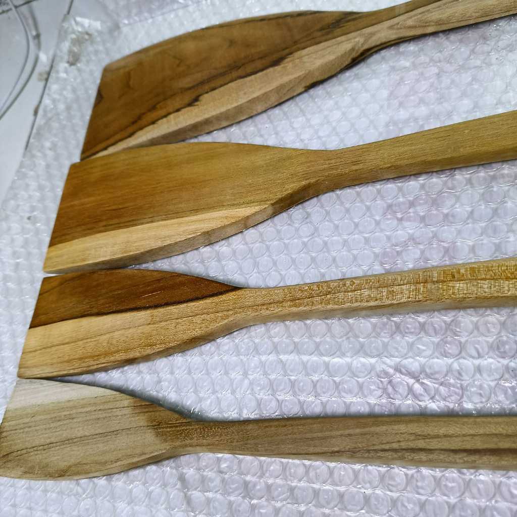 SPATULA SODET SUTIL KAYU ALAT MASAK KOREA PREMIUM