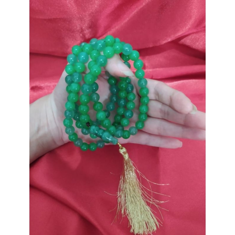 D' PISCES - TASBIH GIOK-BATU ASLI 99 BUTIR