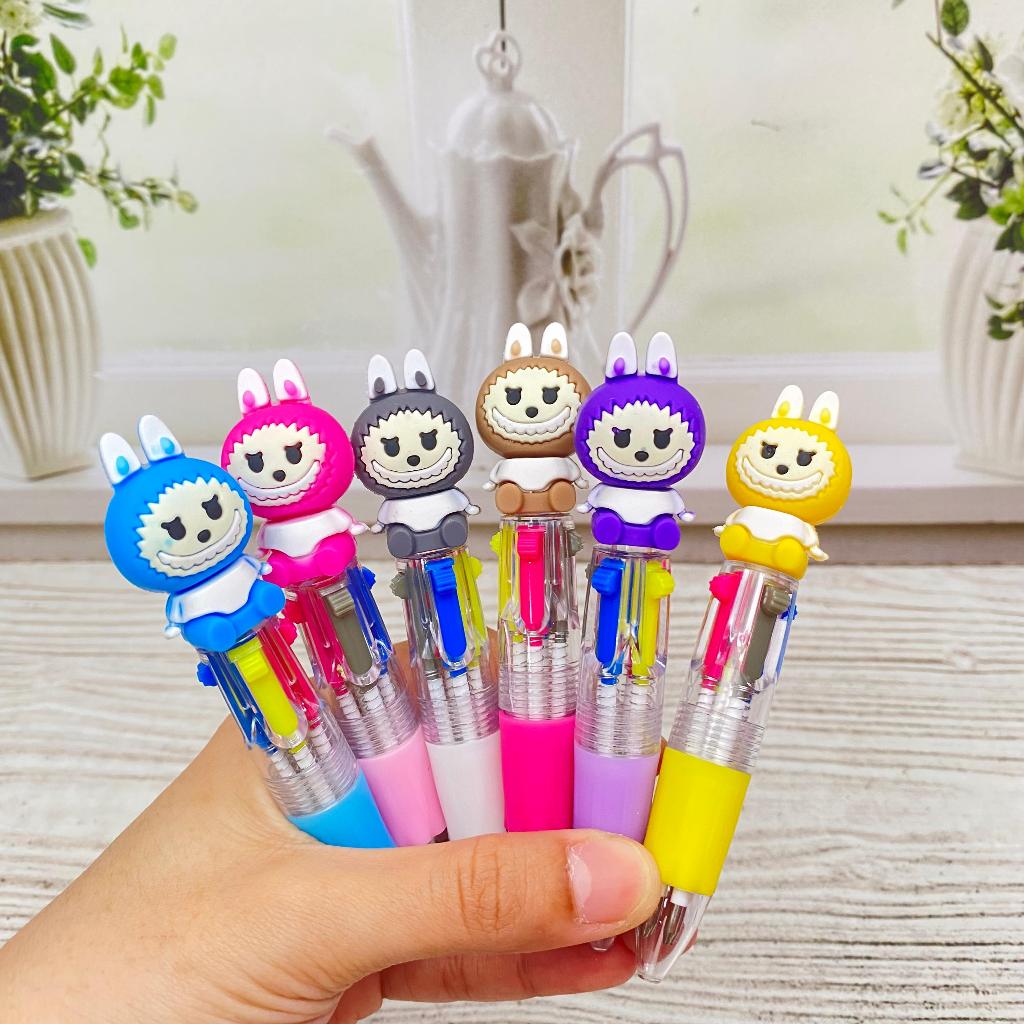 

PULPEN CETEK 4 WARNA LABUBU PEN PENA WARNA CUTE ALAT TULIS MURAH