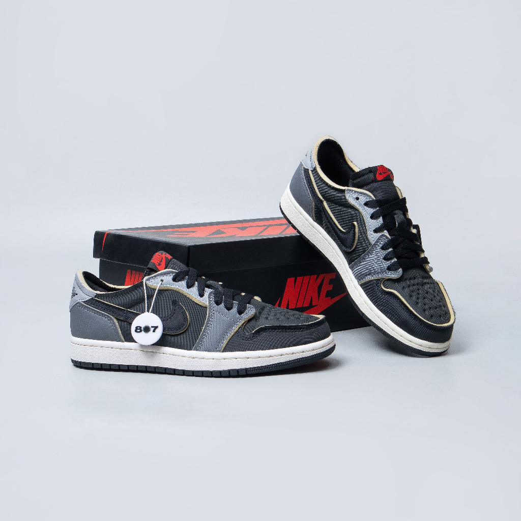 Air Jordan 1 Low Black Smoke Grey