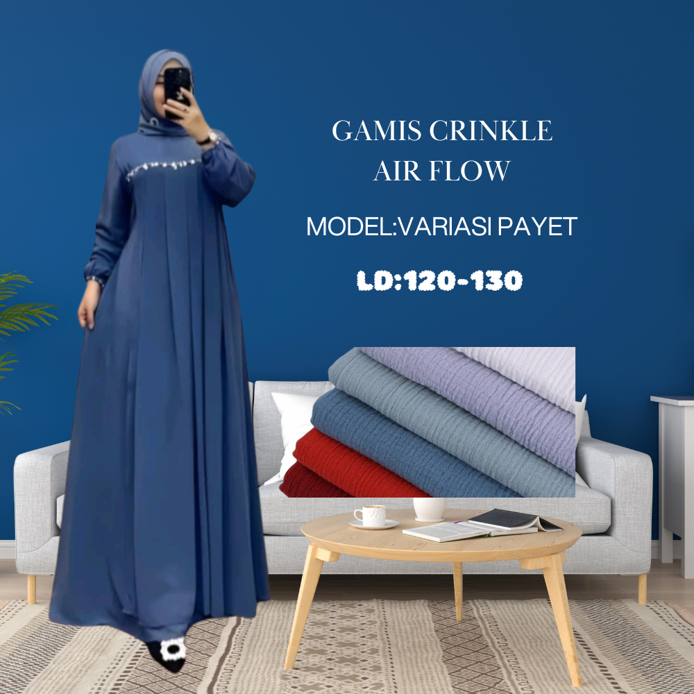 GAMIS KONDANGAN TERBARU 2025 MEWAH KEKINIAN JUMBO DRESS GAMIS MUTIARA WARNA GREEN SAGE BAJU GAMIS