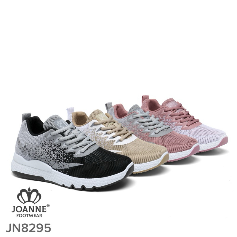 JOANNE FOOTWEAR JOANNE FlyKnit Sport Sneakers Shoes Sepatu Wanita #JN8295