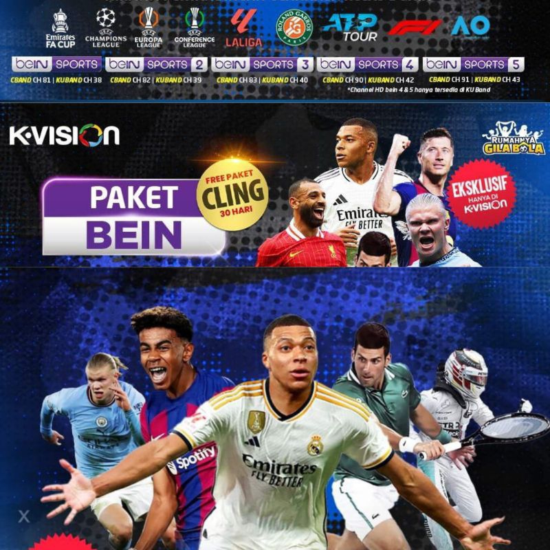 Bein Sport Paket Bundling Gibol Liga 1 Spotv K visonn