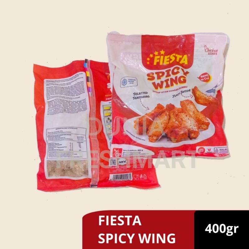 

FIESTA SPICY WING 400GR SAYAP AYAM GORENG KEMASAN BARU