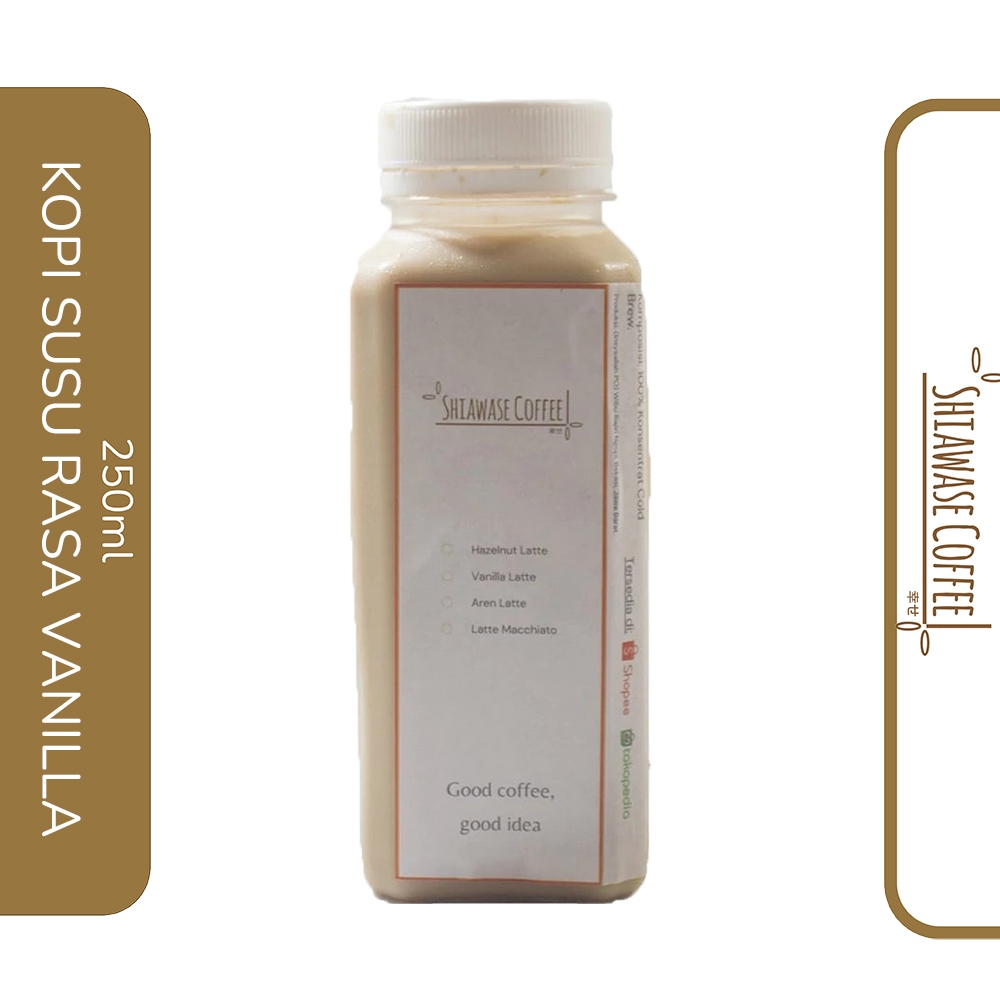 

Shiawase Coffee Cold Brew Rasa Vanilla Latte 250ml