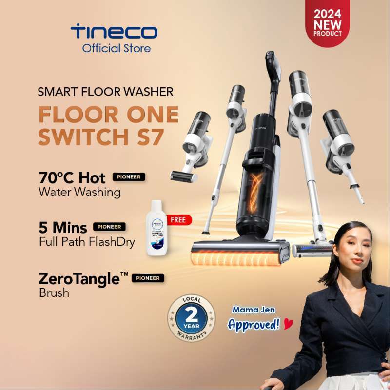 Tineco Floor One Switch S7 Smart Wet Dry Cordless Vacuum Cleaner Multifuncional Vacuum