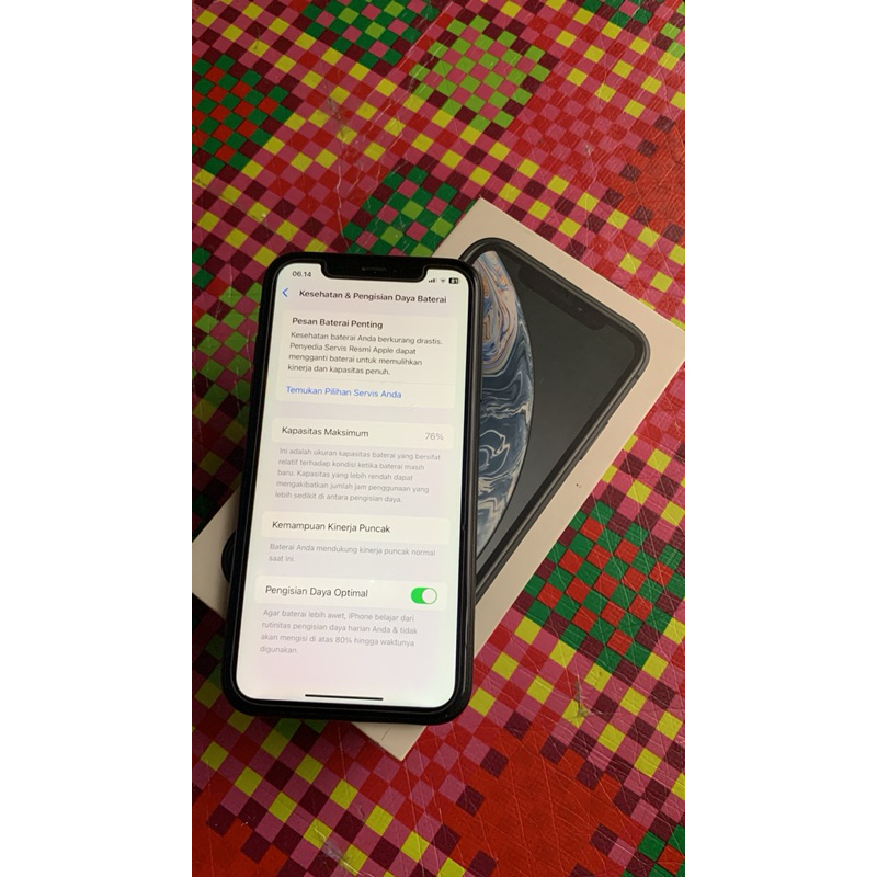 Ip XR inter 64gb region zAA dual sim dan xr ibox