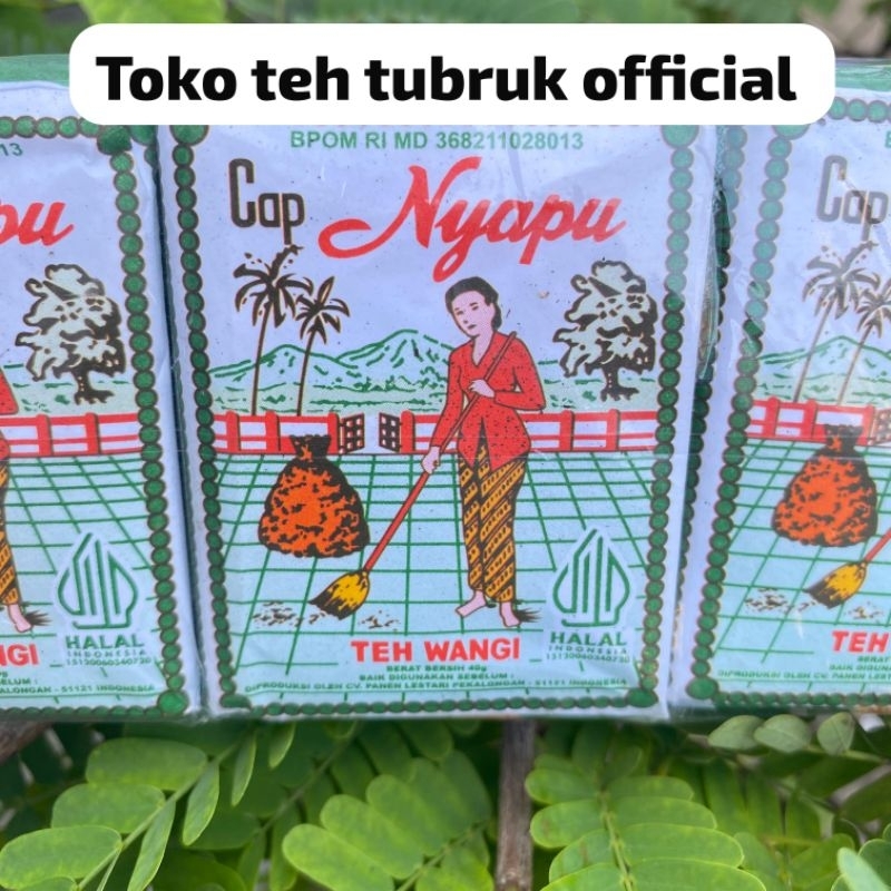 

Halal Teh Wangi Nyapu Bpom Ri MD 13 | Teh Nyapu hijau 40gr @10 pcs