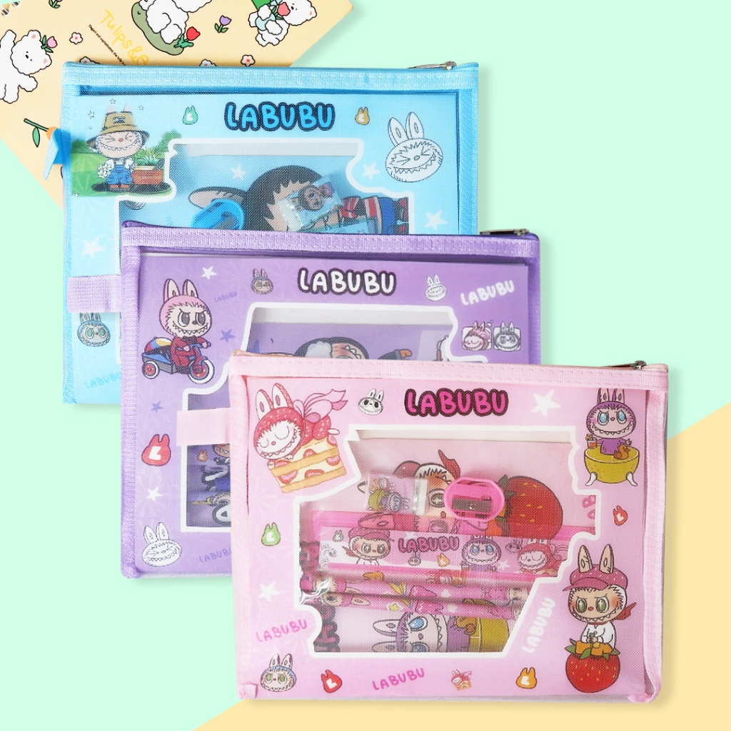 

[BEST SELLER] Set Alat Tulis Labubu Alat Tulis Anak Souvenir Ulang Tahun Anak / Stationery Set 6027