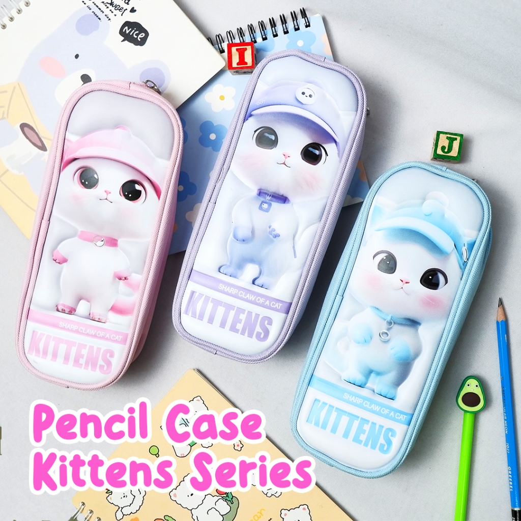 

TnT Pencil Bag Tempat Pensil Pulpen Motif Kucing Tempat Pensil Pulpen Motif Lucu / Pencil Bag Anak 2173