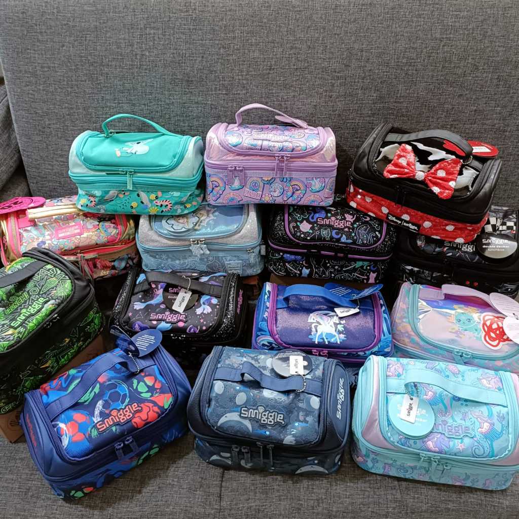 Smiggle 1:1 original Lunchbag /Tas Tempat bekal / Tas MakanTenteng Anak
