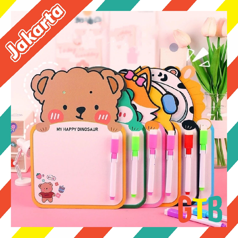 

❤️GTB❤️ Papan Tulis Mini Anak Karakter Lucu / Papan Tulis Anak Free Spidol Bisa Dihapus Dan Tali Gantung / Papan Tulis Mini R1242