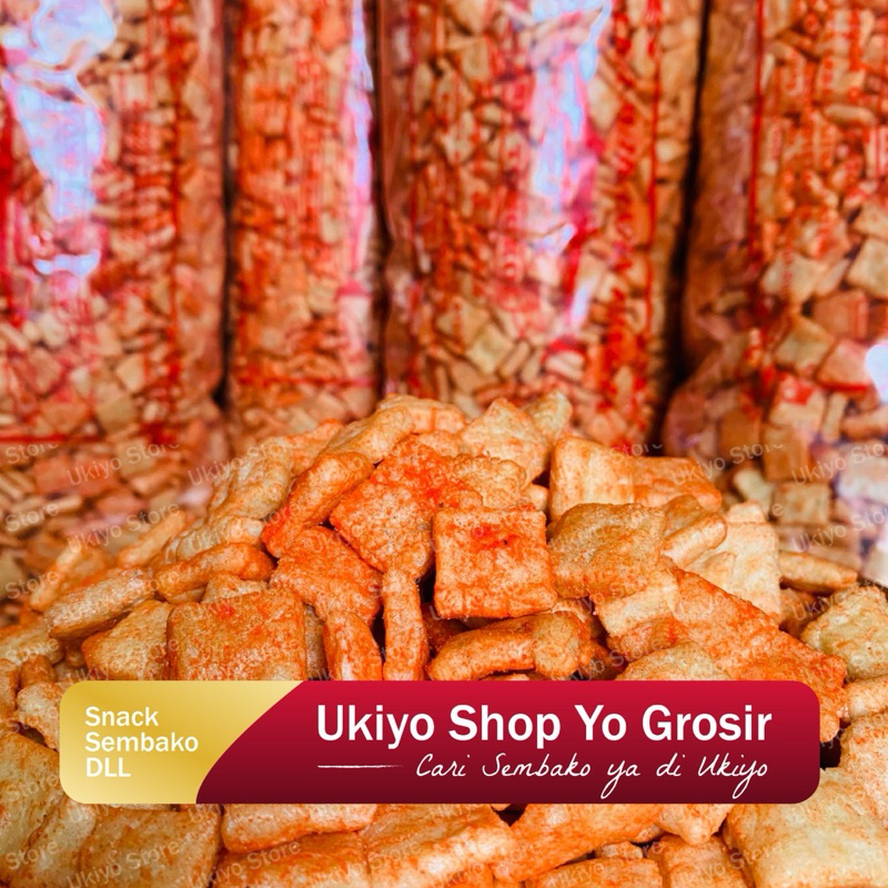 

Ukiyosnack - Kerupuk Tahu 1Kg Rasa Balado Kerupuk Tahu Kotak