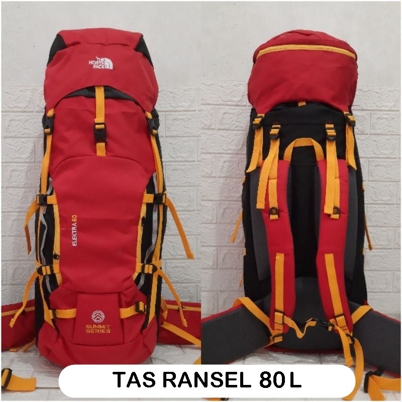 Ransel Gunung , Tas Gunung, Tas Ransel Bahan Cordura Dolby , Ukuran 80 Liter , Camping,Outdoor, Bonu