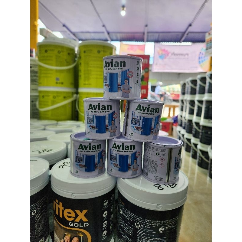 Avian Cat Kayu dan Besi / cat besi / cat kayu / cat avian 100cc  ORIGINAL AVIAN BRAND