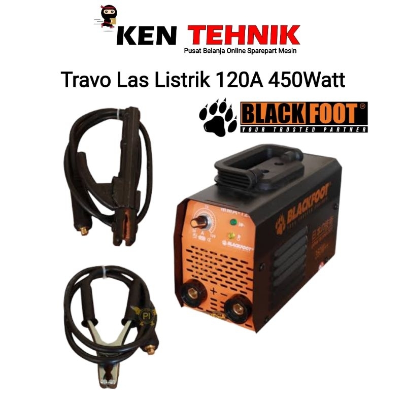 Travo Las Listrik 120A 450watt Blackfoot / Inverter Las Listrik 120A