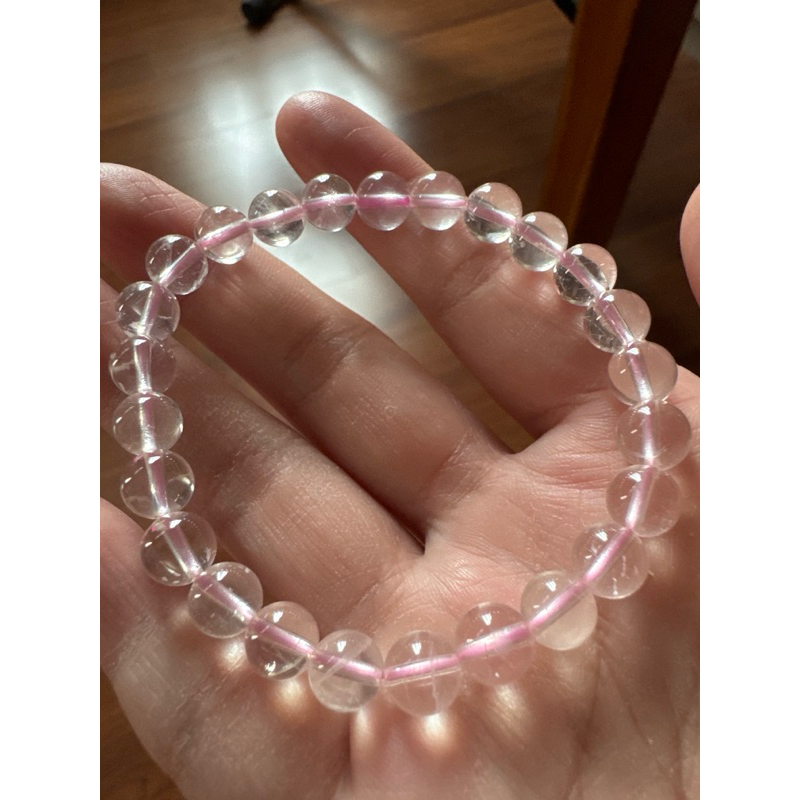 Rose quartz starlight kristal batu alam