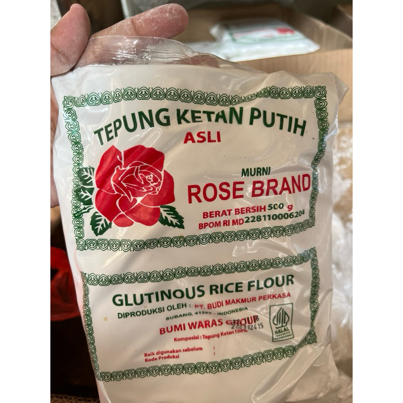 

Tepung Ketan Putih Asli Murni Rose Brand Glutinous Rice Flour