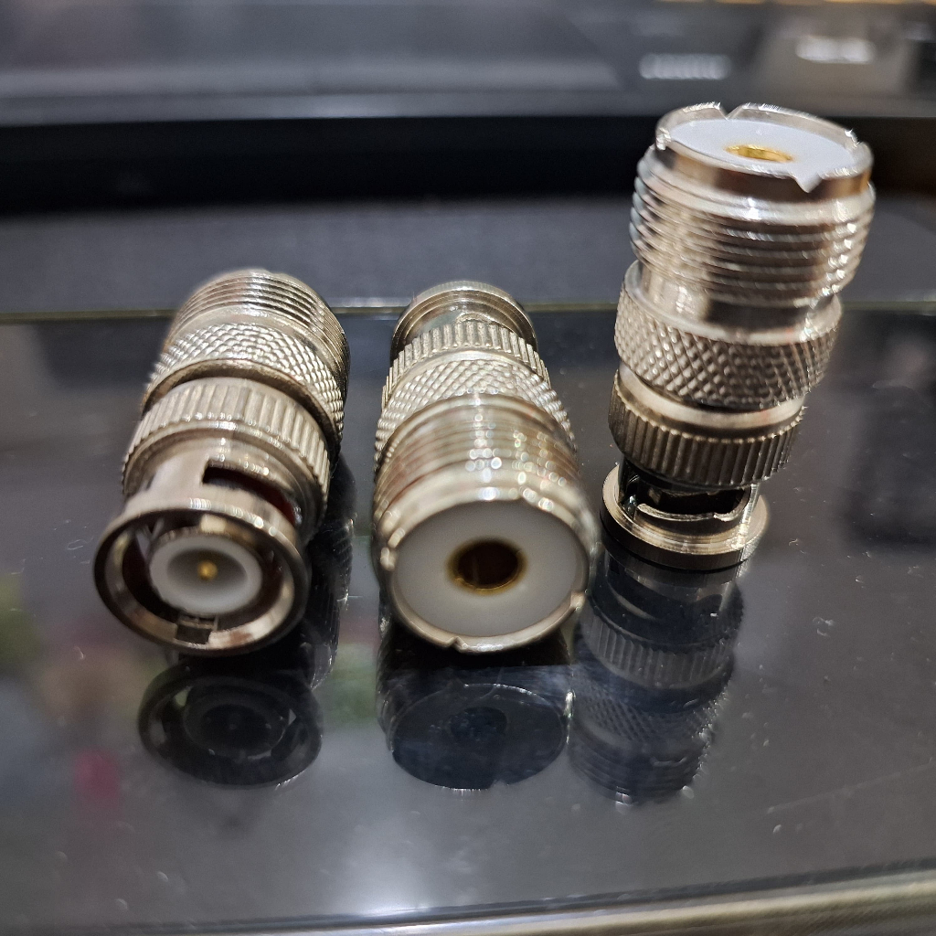 Ciaw_Ciaw20 Konektor Bnc Male To Pl Female Ht, Sambungan Pl259 Pl 259 Pl-259 Uhf Female To Connector
