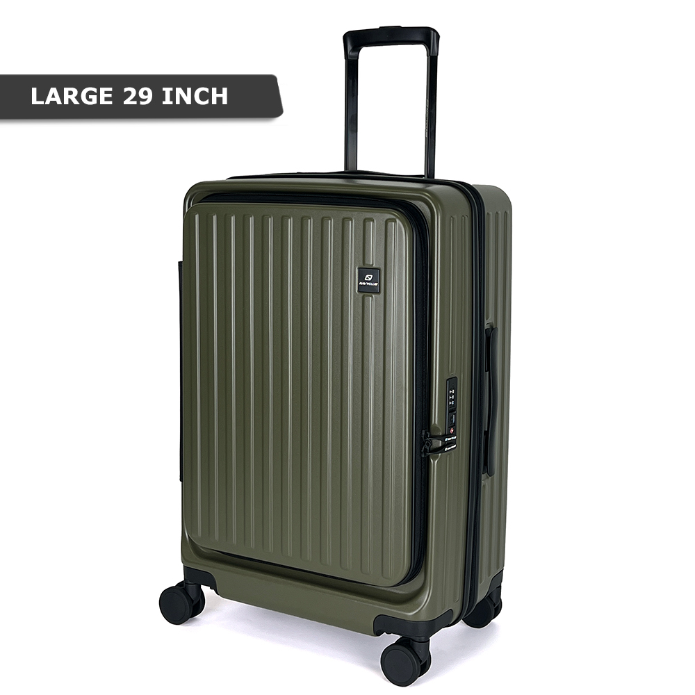 Navy Club Emerald Koper Hardcase PC - 4 Roda Putar TSA Lock - Size 29 Inch