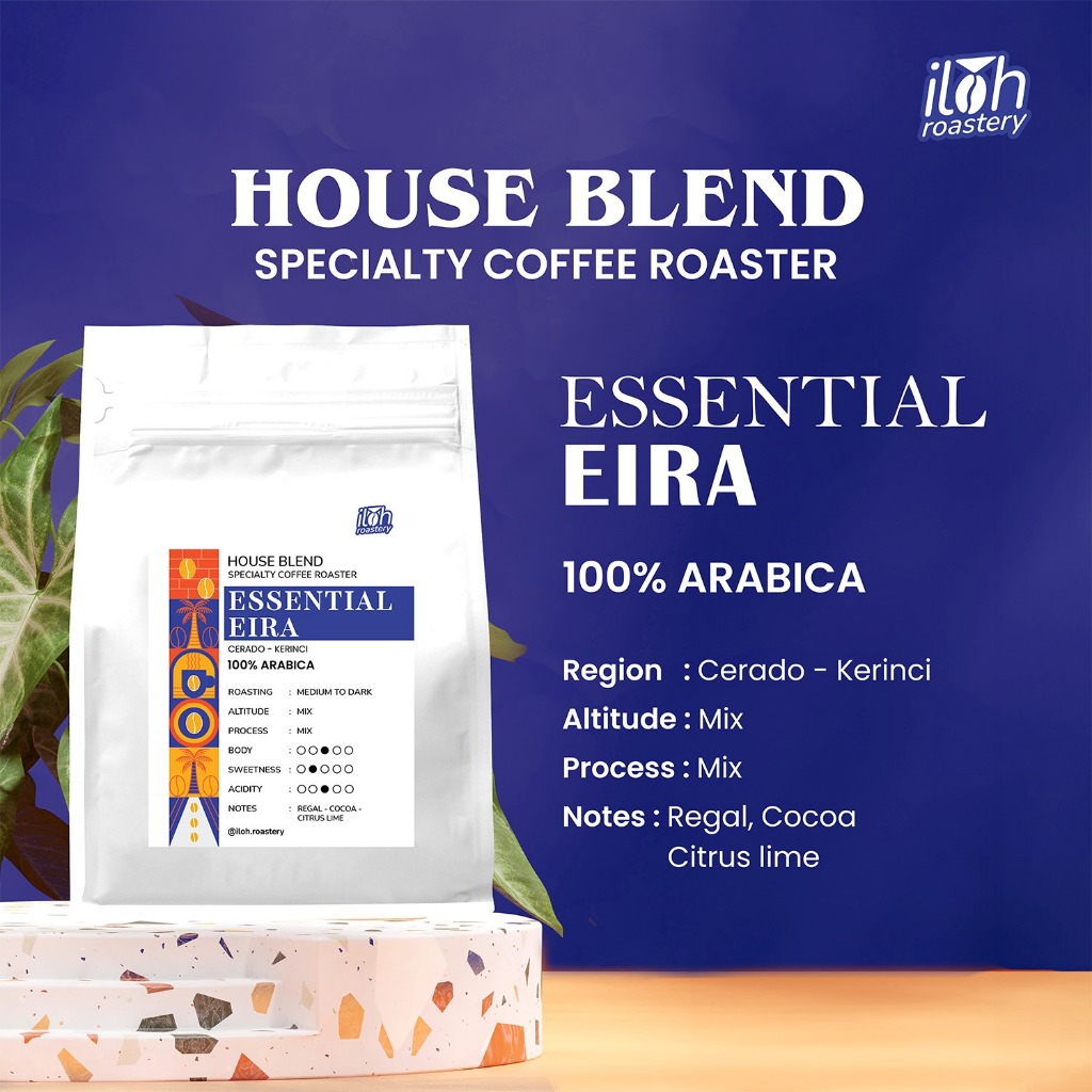 

House Blend Essential Brazil, Kerinci Gn Tujuh 100% Arabica