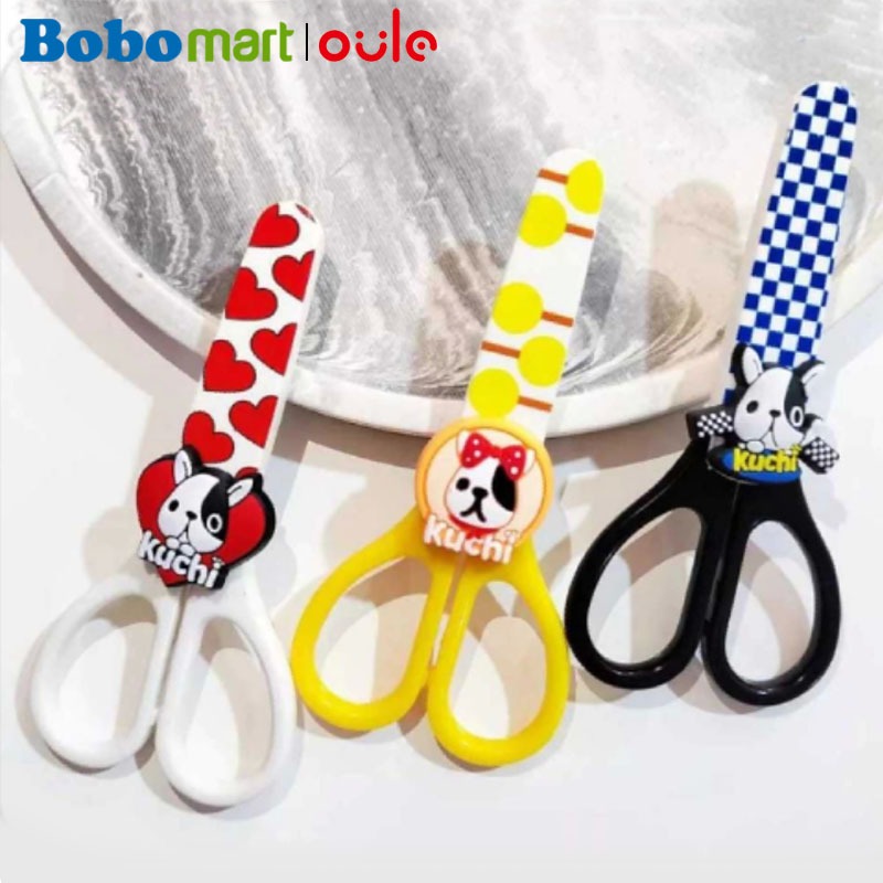 

BOBOMART 1 PCS GUNTING ANAK OULE OL-2109 KARAKTER ANAK GUNTING KERTAS MINI SAFETY