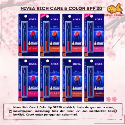 Nivea Rich Care & Color Lip SPF 20