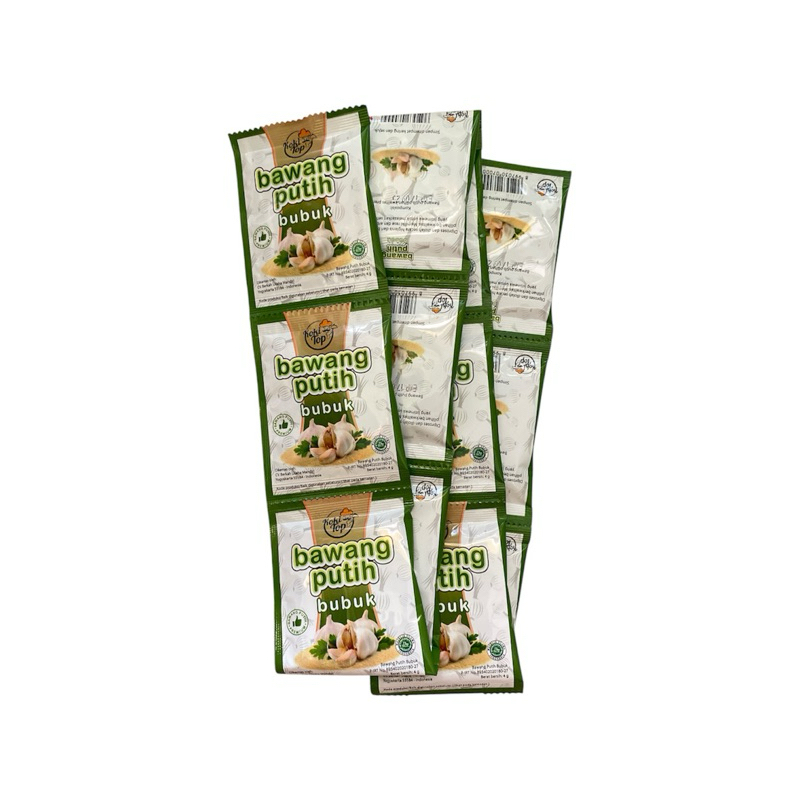 

Bawang Putih Bubuk Kemasan 1 Renteng isi 12