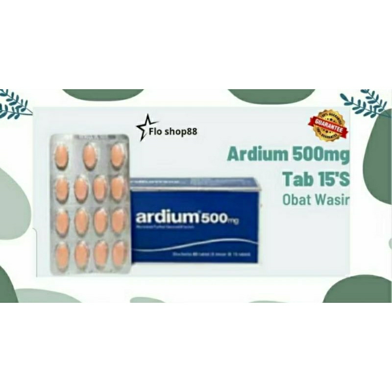 A - ARDIUM 500 MG ORIGINAL /  ARDIUM 500 MG / ARDIUM 500 / ARDIUM 500 MG 15 TABLET / ARDIUM TABLET /