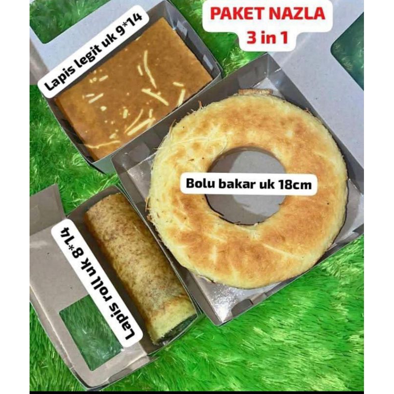 

PAKET KUE NAZLA 3 IN 3