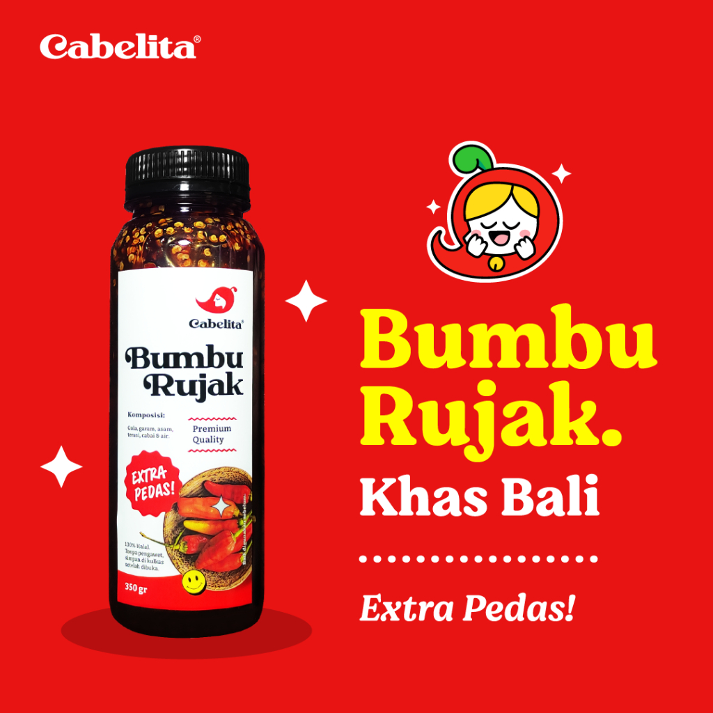 

Bumbu Rujak Khas Bali | CABELITA | EXTRA PEDAS