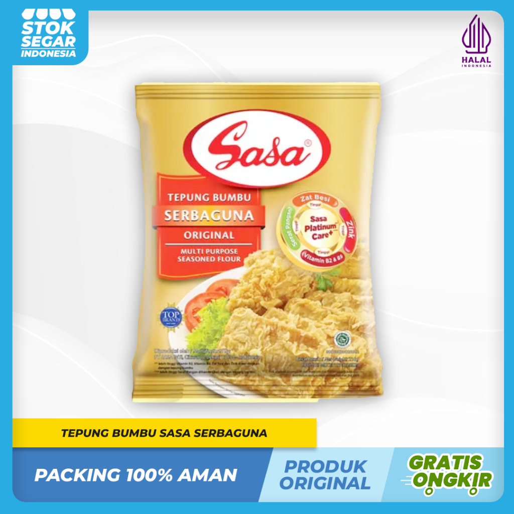 

Tepung Bumbu Sasa Original Sachet 210gr
