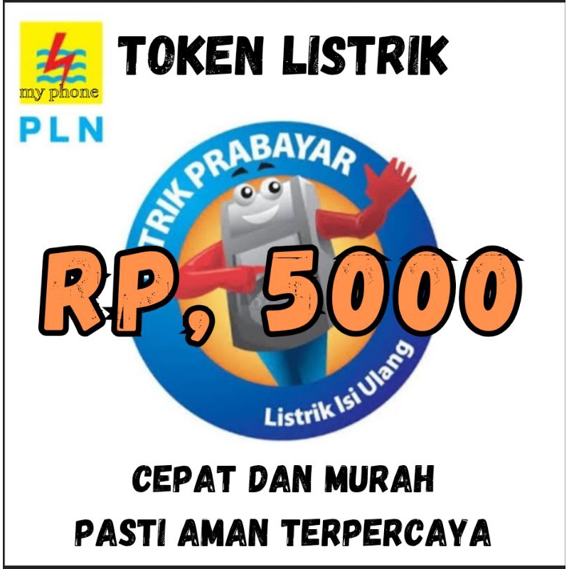 TOKEN LISTRIK PLN 5000 MURAH (proses cepat)