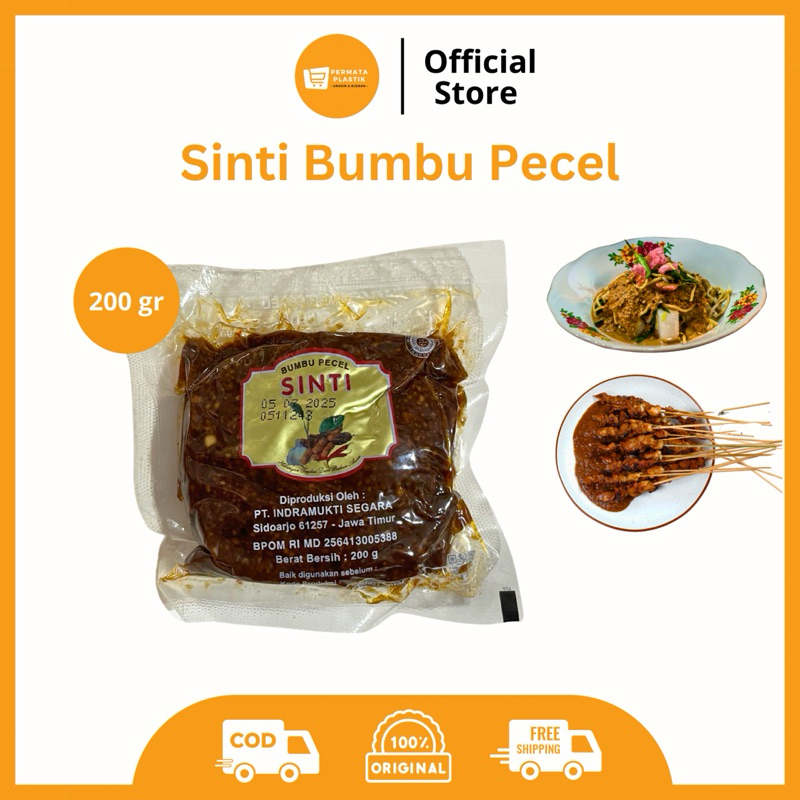 

Sinti Bumbu Sambal Pecel Instan Siap Pakai 200 gram