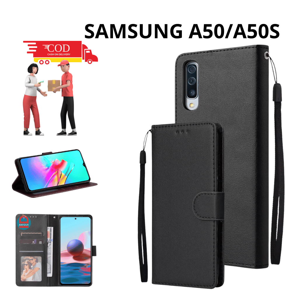 CASE HP SAMSUNG A50/SAMSUNG A50S CASING DOMPET FLIP CASE WALLET FLIP LEATHER CASE PREMIUM CASING HP