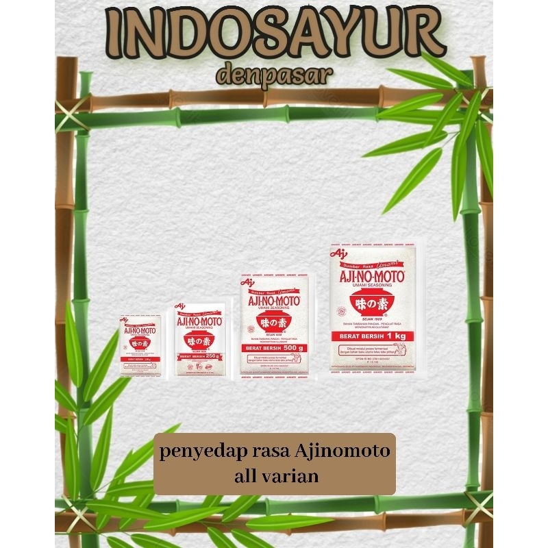 

micin / msg / penyedap rasa ajinomoto _ INDOSAYUR