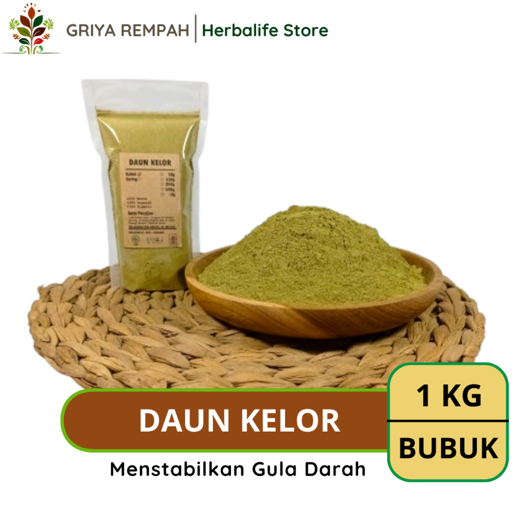 

DAUN KELOR BUBUK 1 KG Premium 100% Alami – Superfood Rempah Herbal Kering untuk Kesehatan Tubuh Moringa oleifera