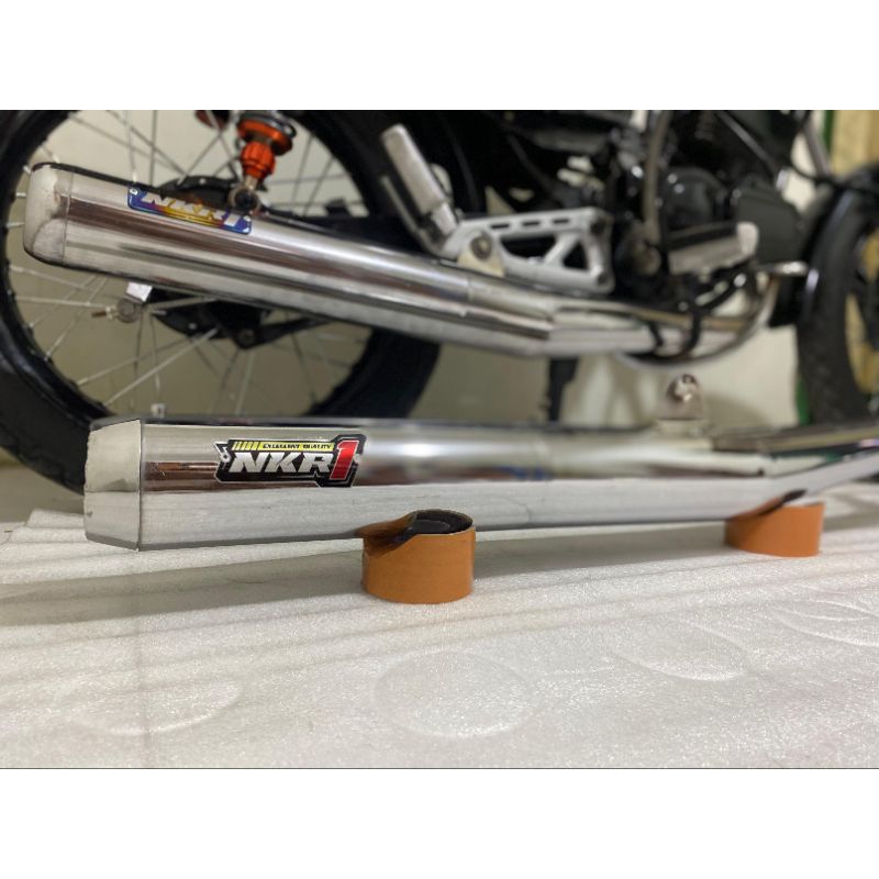 Knalpot rx king rx spesial standar racing chrome original NKR.1