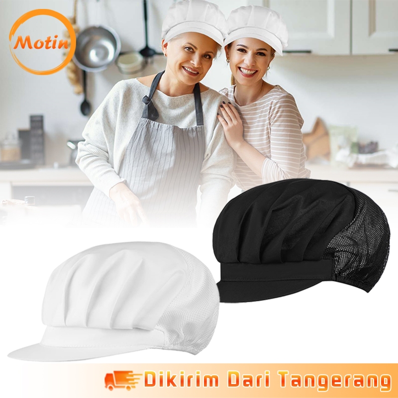 Topi Chef Koki Hair Topi Chef Hat Topi Rumah Chef Cooking Hat